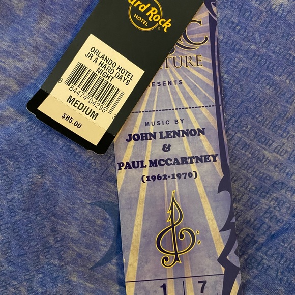 Hard Rock x Beatles burnout t-shirt M - Picture 4 of 4